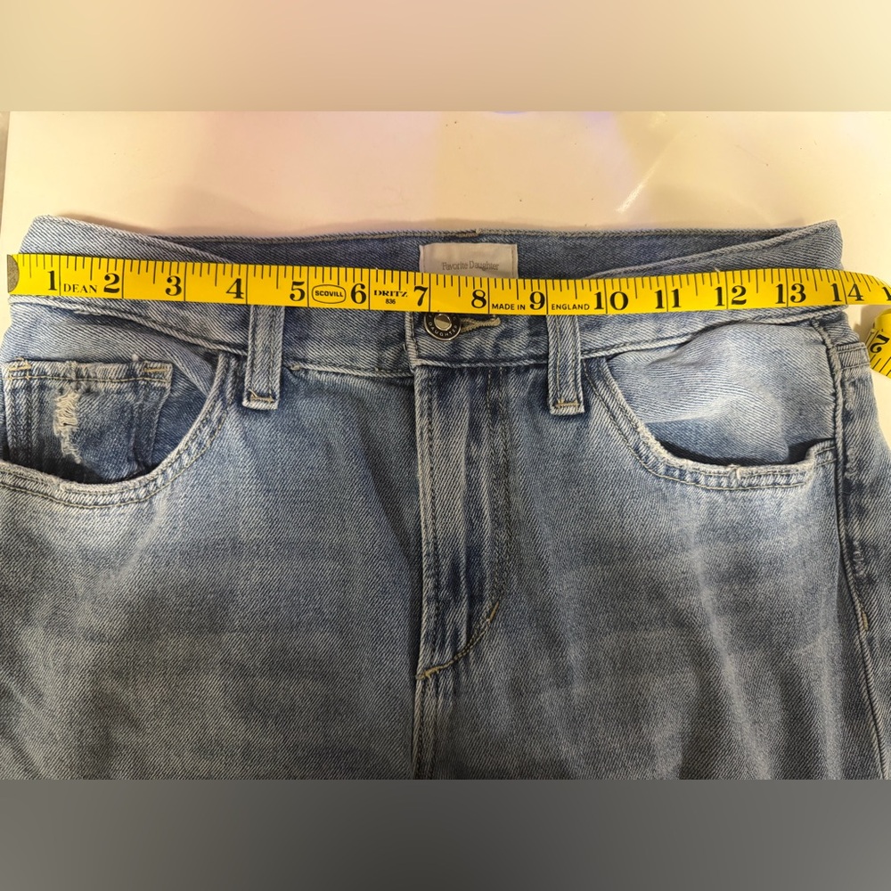 Favorite Daughter 100% Cotton Tommy Mid Rise Boyfriend Jeans - Picture 6 of 16